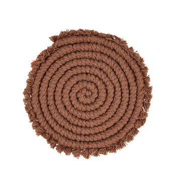 De Cotton Onderzetter - Donker Walnoot