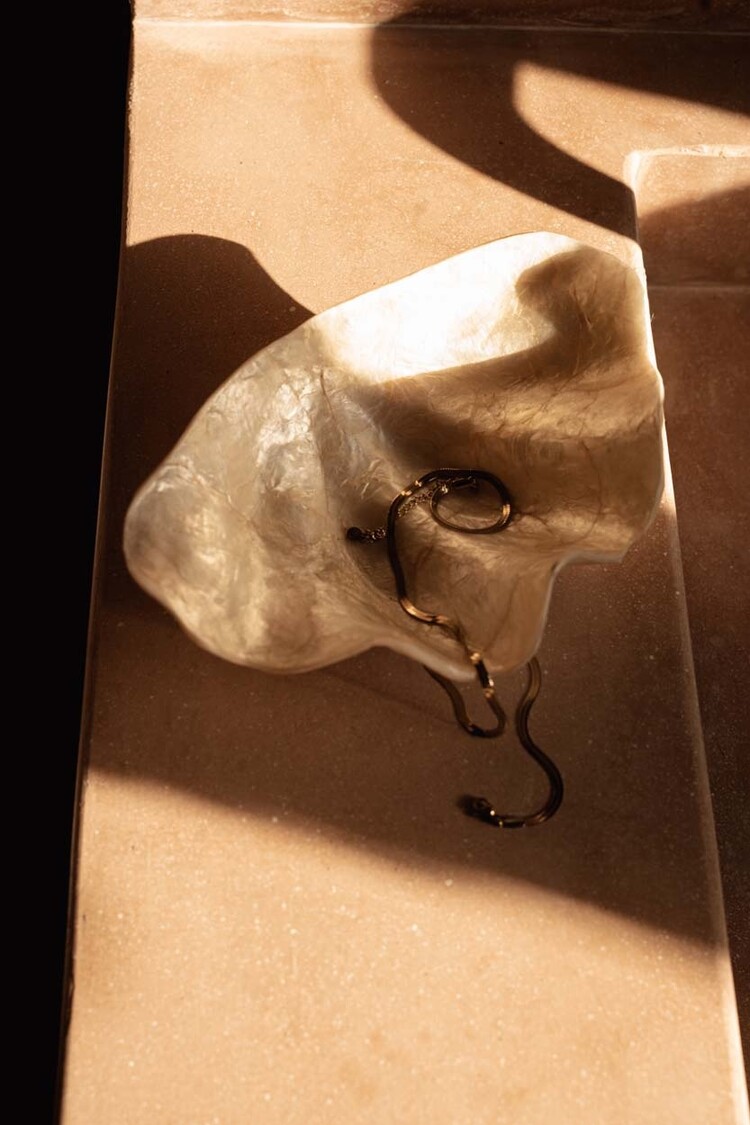 Bazar Bizar Il Portasapone Mother of Pearl - Bianco - S