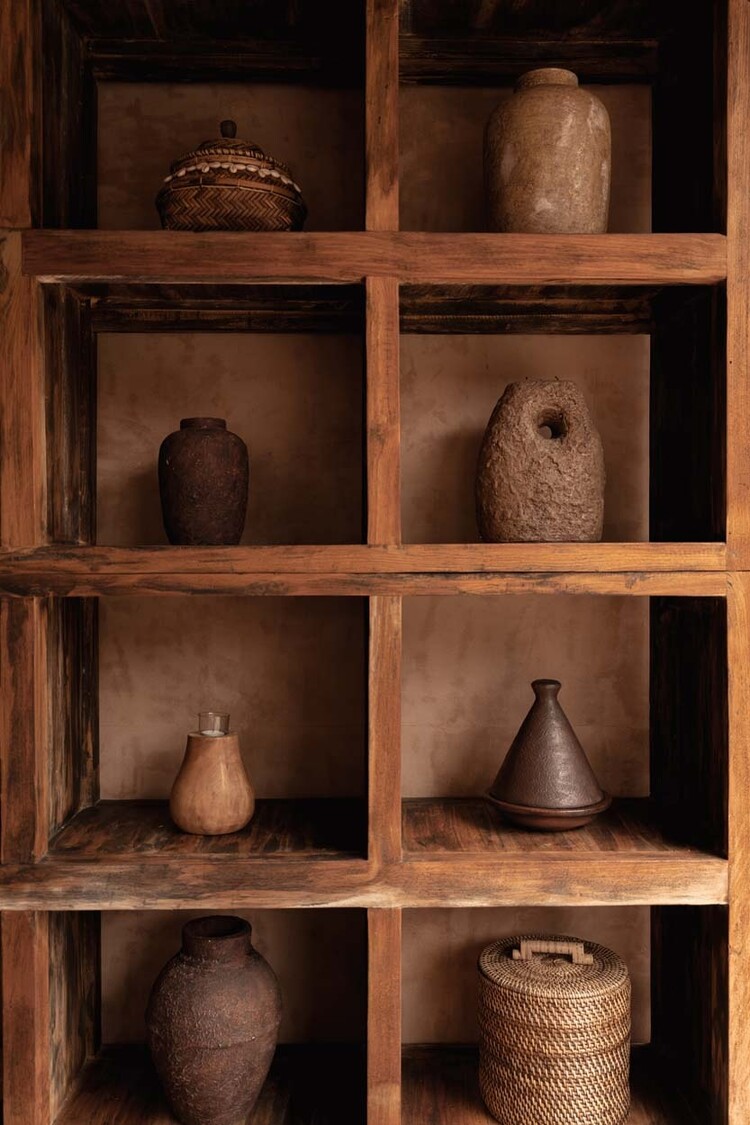 Bazar Bizar Der Terra Totem Kerzenhalter - Braun