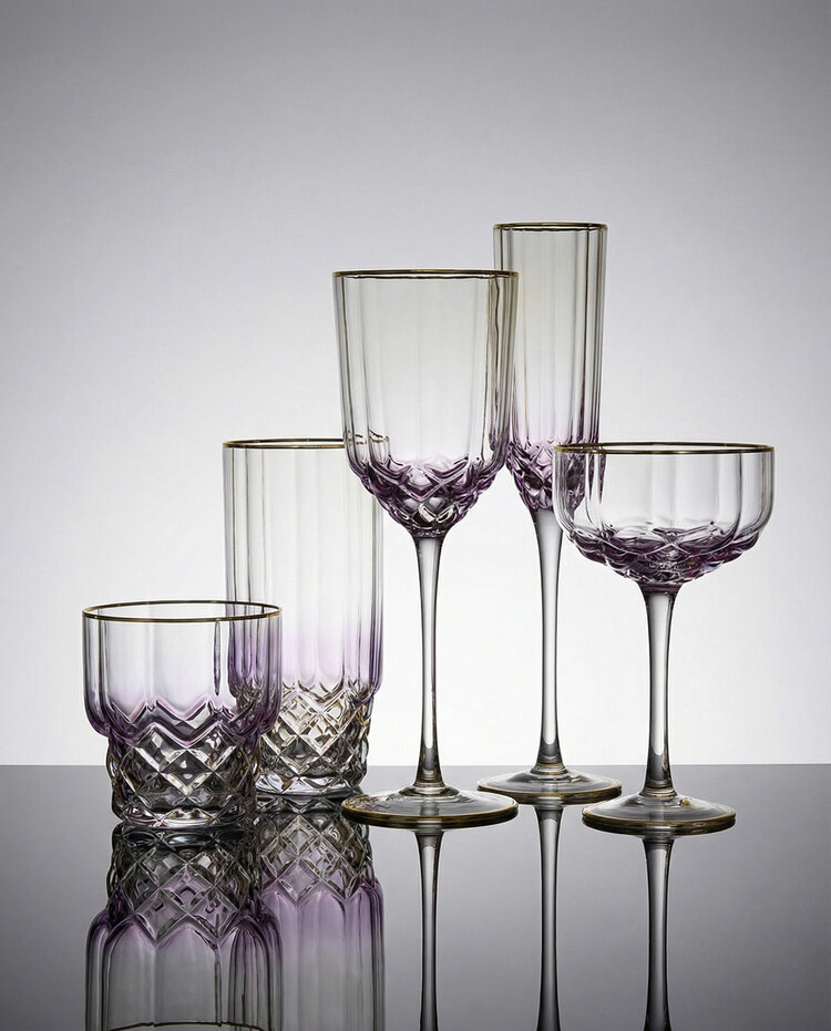 Bazar Bizar Das Pink Blush Cocktailglas – Rosa