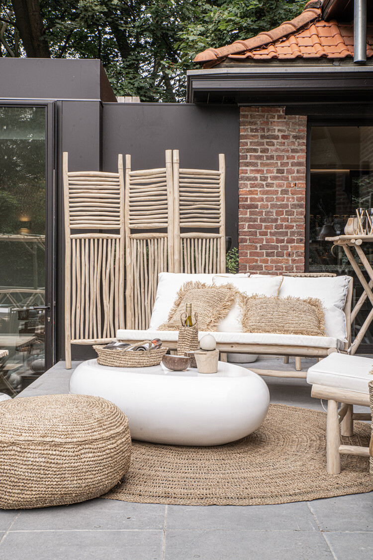 Bazar Bizar Das Island Sofa - Natur Weiss