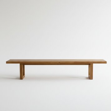 Bazar Bizar Bench With Square Foot - Natural - 220