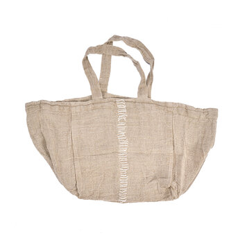 Bazar Bizar La Tote-ally Linen Borsa - Naturale