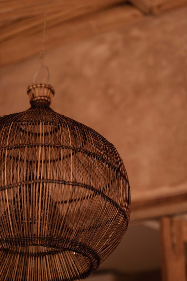 Bazar Bizar De Desert Gourd Hanglamp - Donker Walnoot - M