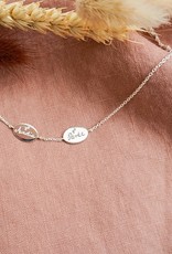 necklace with 2 engraved charms - from 100 euro