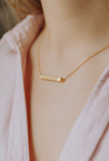 The bar ash necklace