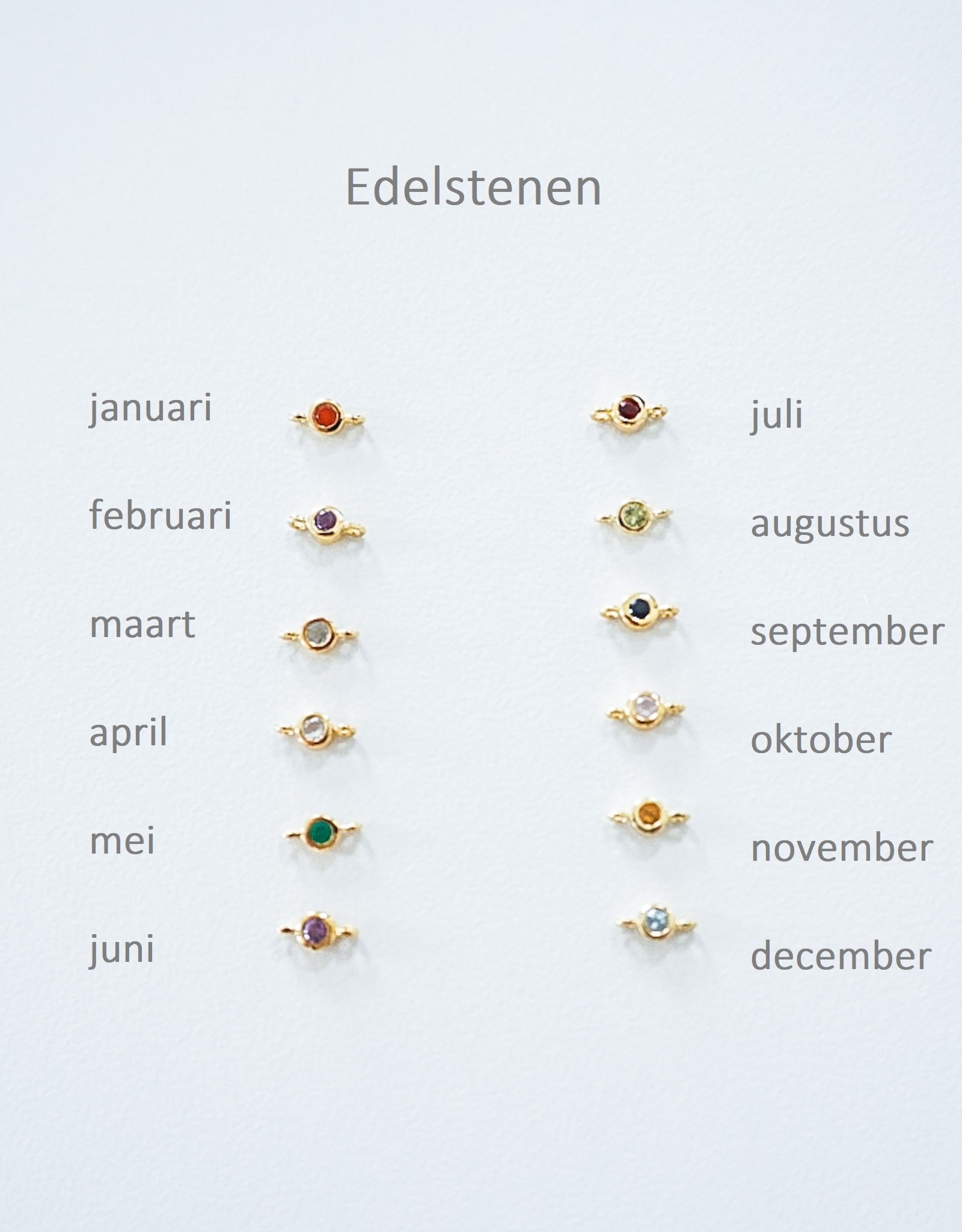 birthstone stud