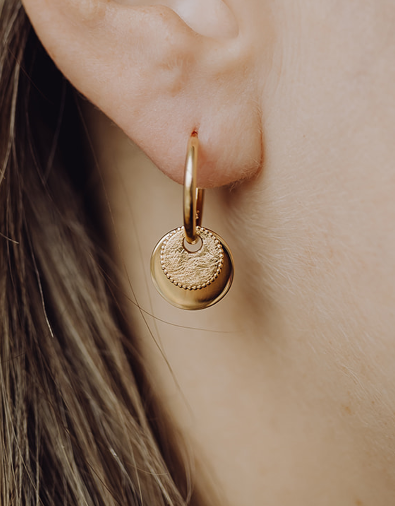 Flower ear charm