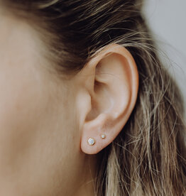 Birthstone stud