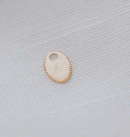 Oval Flower ear charm (zonder creolen)