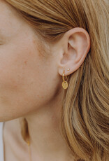 Creolen met Oval Moon ear charms