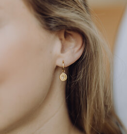 Hoops with Diamond star ear charms