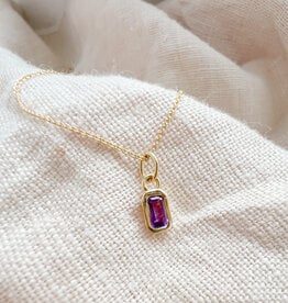 14 karat - Gemstone pendant