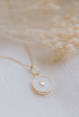 Breastmilk necklace with heart