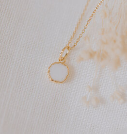 breastmilk necklace - round