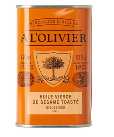 Biologische geroosterde sesam olie 250ml (31615)