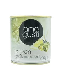 Amogusti Olijven gevuld citroen 200g (49211)