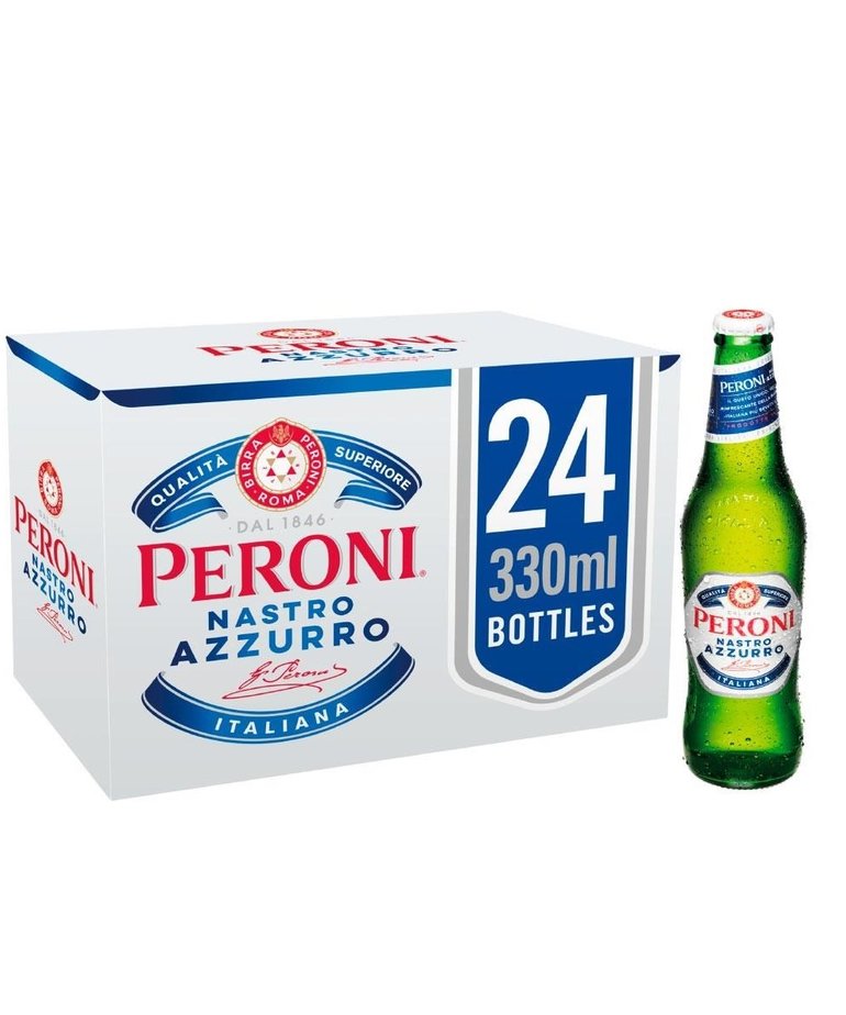 Peroni Bier Peroni Nastro Azzurro 33cl (per doos/24 flesjes)