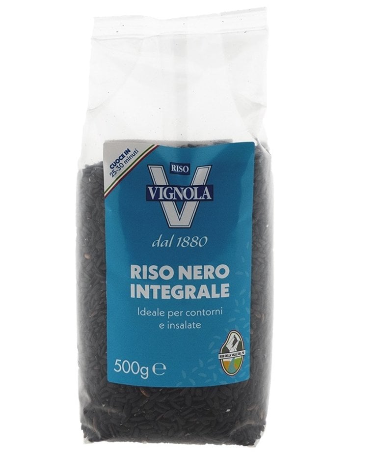 Riso Vignola Zwarte volkoren rijst 500g Riso Vignola