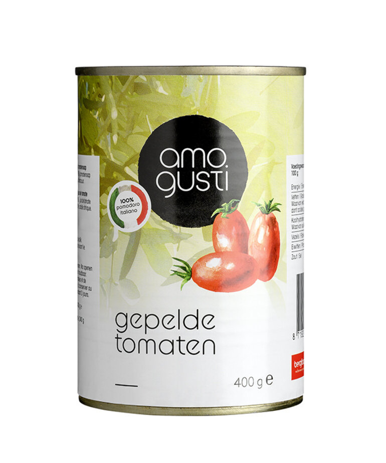 Amogusti Gepelde tomaten (pelati) 400g Amogusti