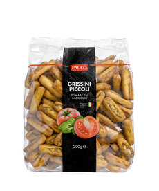 Deli Di Paolo Grissini piccoli tomaat & basilicum 200g (90057)