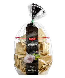 Deli Di Paolo Bio Crostini knoflook en peterselie 200g (90045)