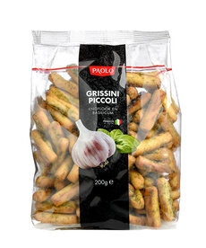 Deli Di Paolo Grissini piccoli knoflook & basilicum 200g (90058)