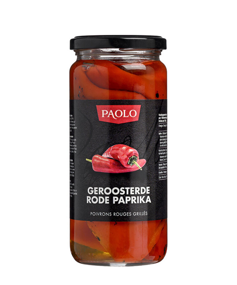Paolo Paprika gegrild rood 450g Paolo