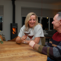 Aan tafel met Hester en Frans