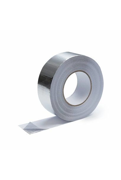 7.5cm x 50m Hittewerende tape aluminium glasvezel versterkt