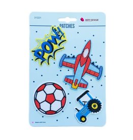 Bipp Design Patches - Pow Tractor