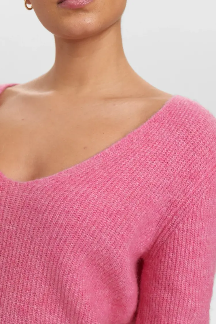 Numph Nuriette Rib V-Neck Pullover