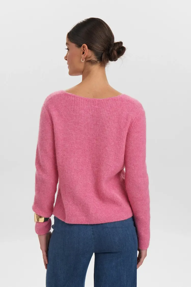 Numph Nuriette Rib V-Neck Pullover