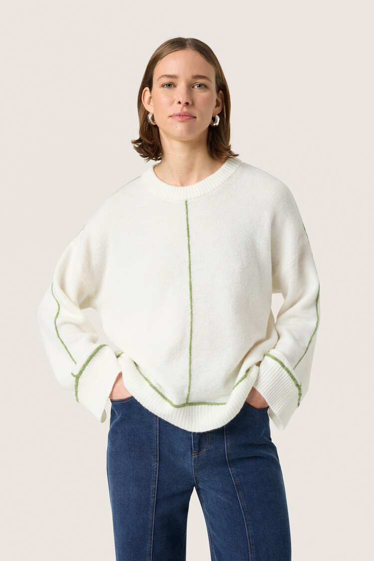 Soaked In Luxury SLAmani Contrast Pullover