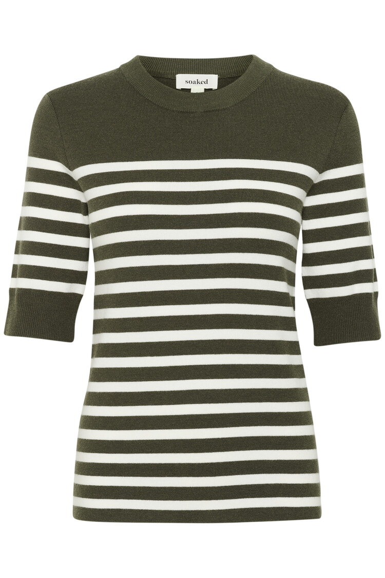 Soaked In Luxury SLSpina Striped Tee