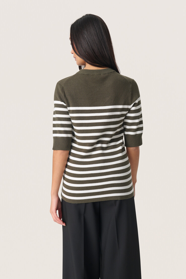 Soaked In Luxury SLSpina Striped Tee