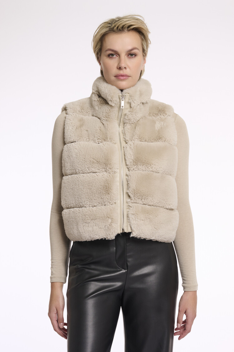 Rino & Pelle May.7002511 Faux Fur Waistcoat