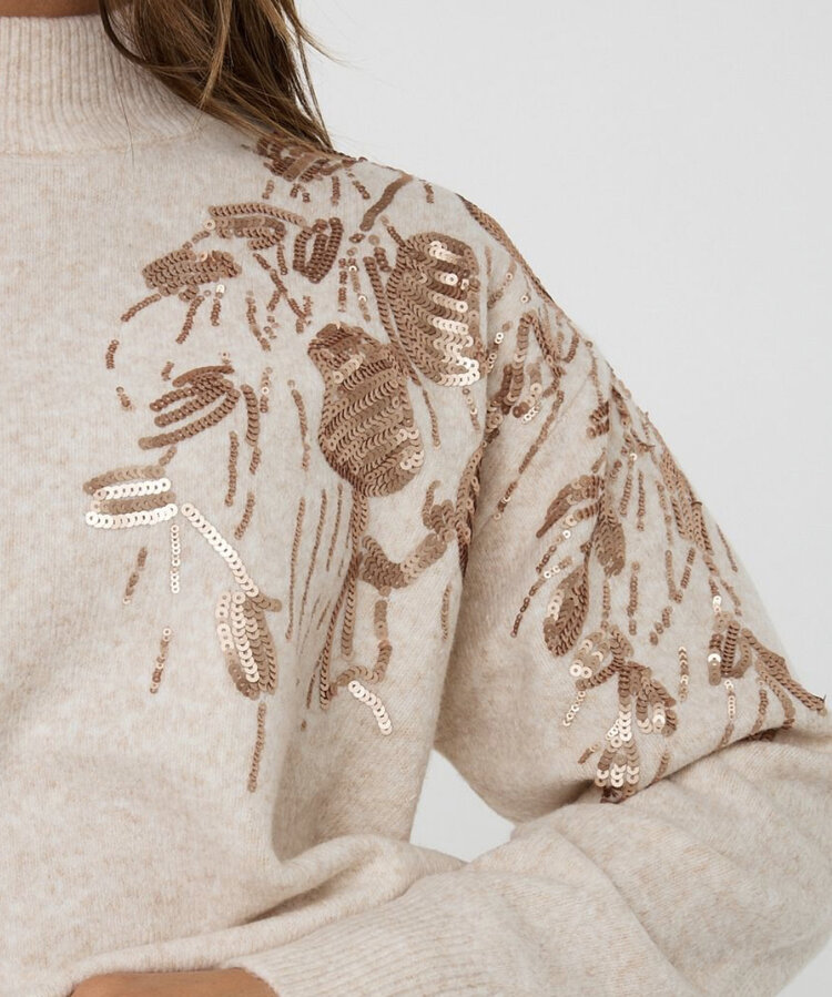 Esqualo F25.27519 Sweater Sequins