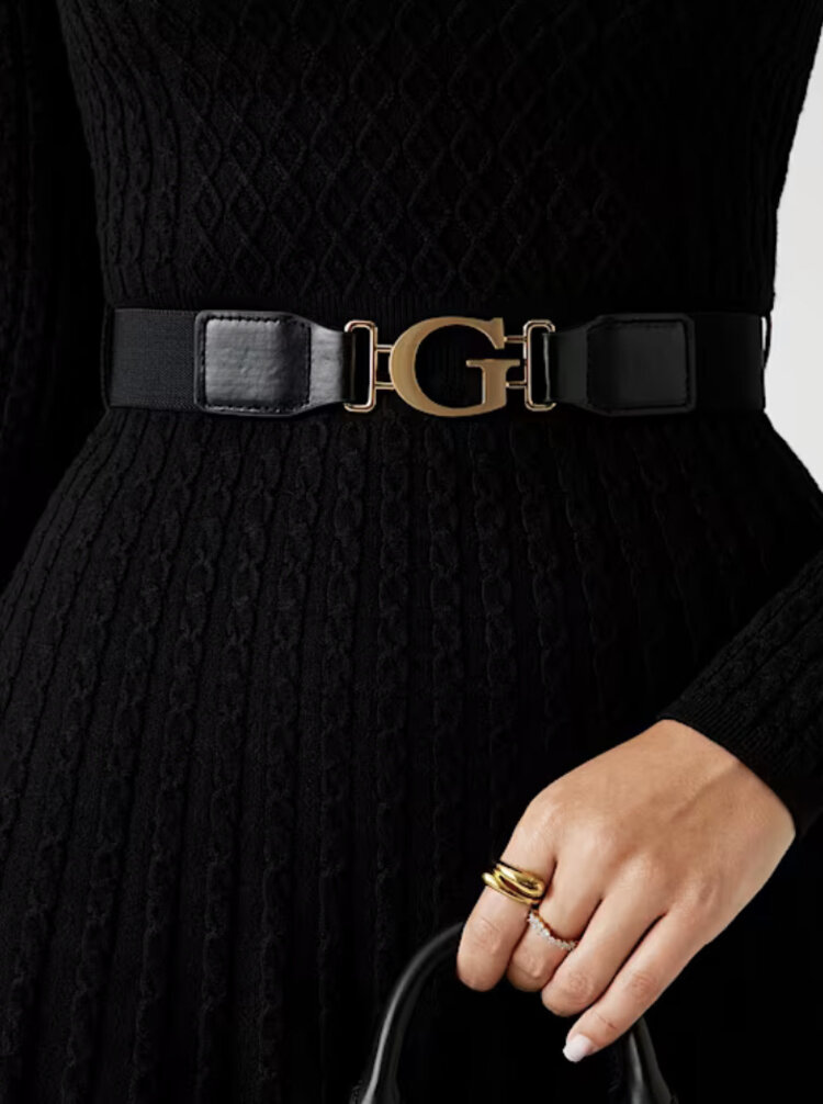 Guess W5BK68Z2YJ2 LS Cable belted dress