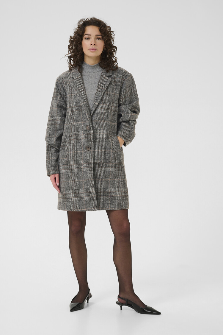 Kaffe KAvivian Checked Jacket