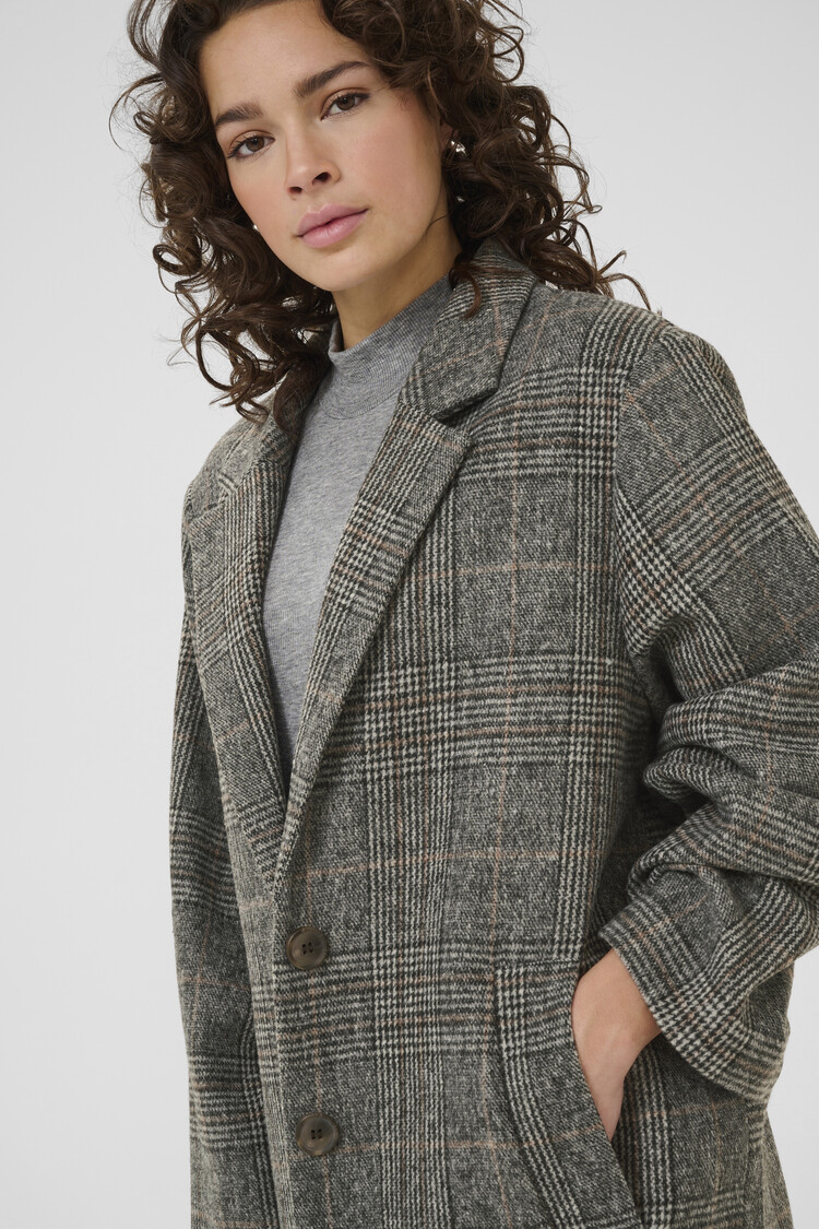 Kaffe KAvivian Checked Jacket