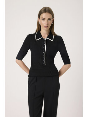 Soaked In Luxury SLLaisa Polo Pullover