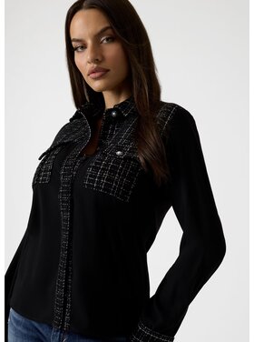 Guess W5BH55W2382 Sandra Mix Tweed shirt