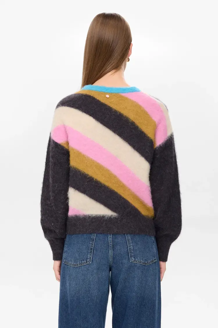 Numph NUsuri Multi Stripe Pullover