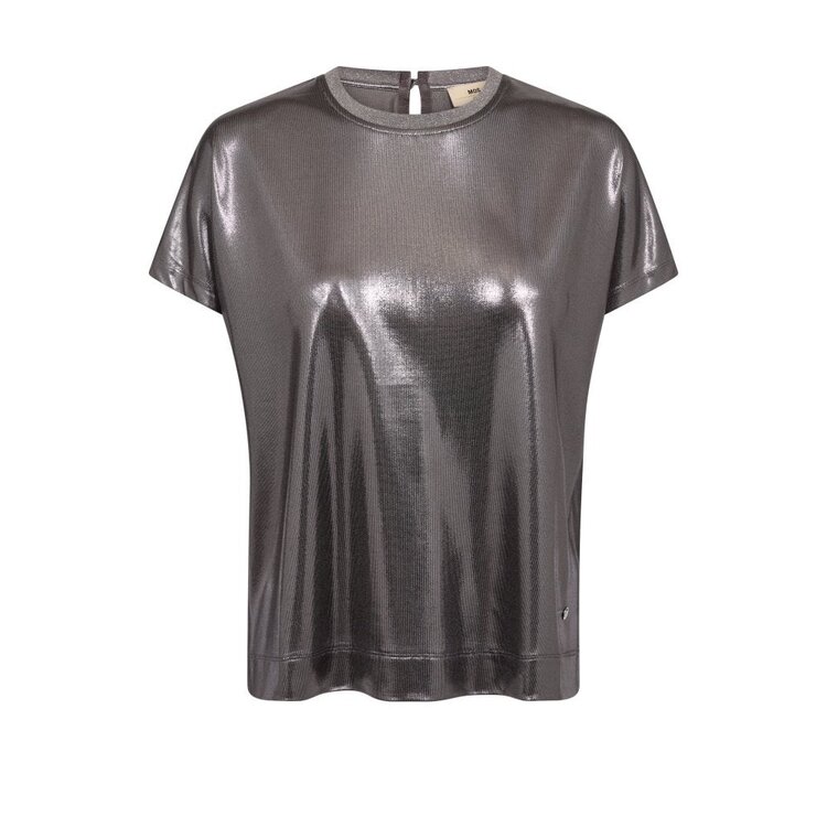 Mos Mosh MMNivola O-Neck Metallic Tee
