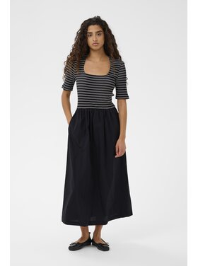 Soaked In Luxury SLSimone Striped Dress SS