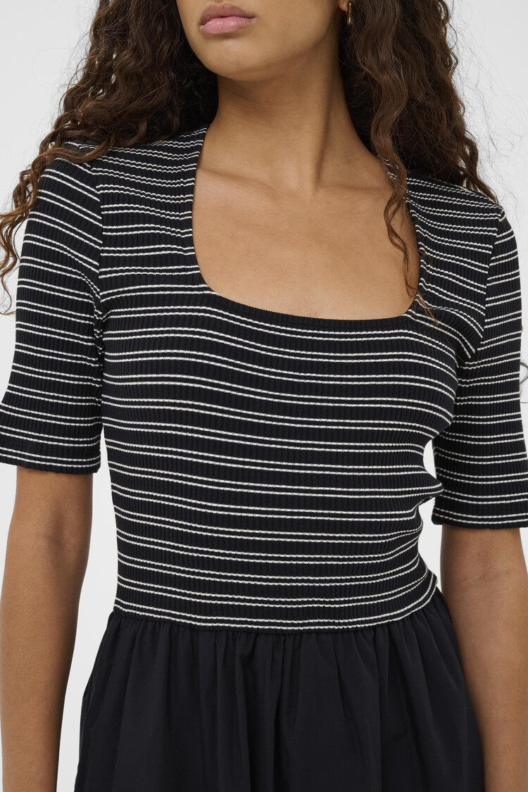 Soaked In Luxury SLSimone Striped Dress SS