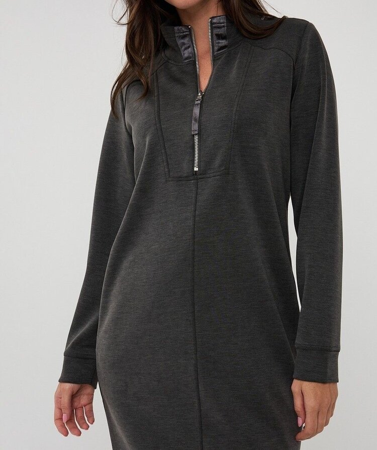 Esqualo F25.05500 Modal Zipper dress