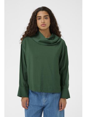 Soaked In Luxury SLEneya Funnel Blouse LS