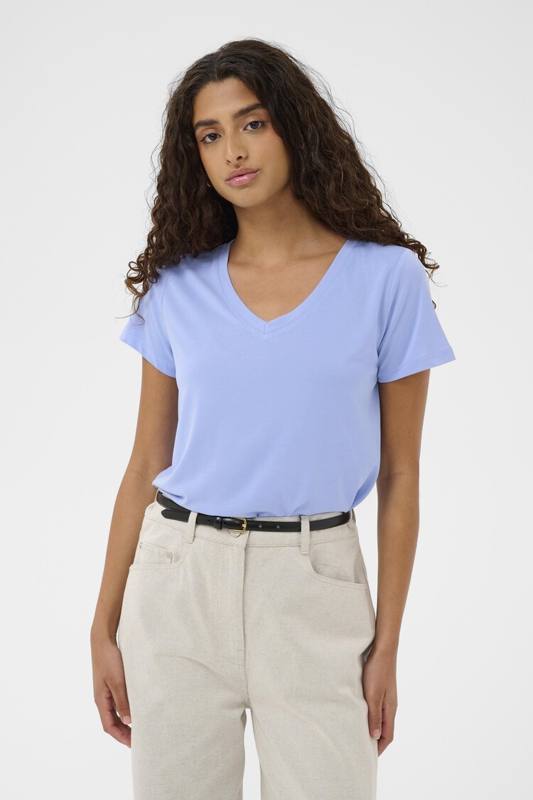 Soaked In Luxury SLColumbine V-Neck SS